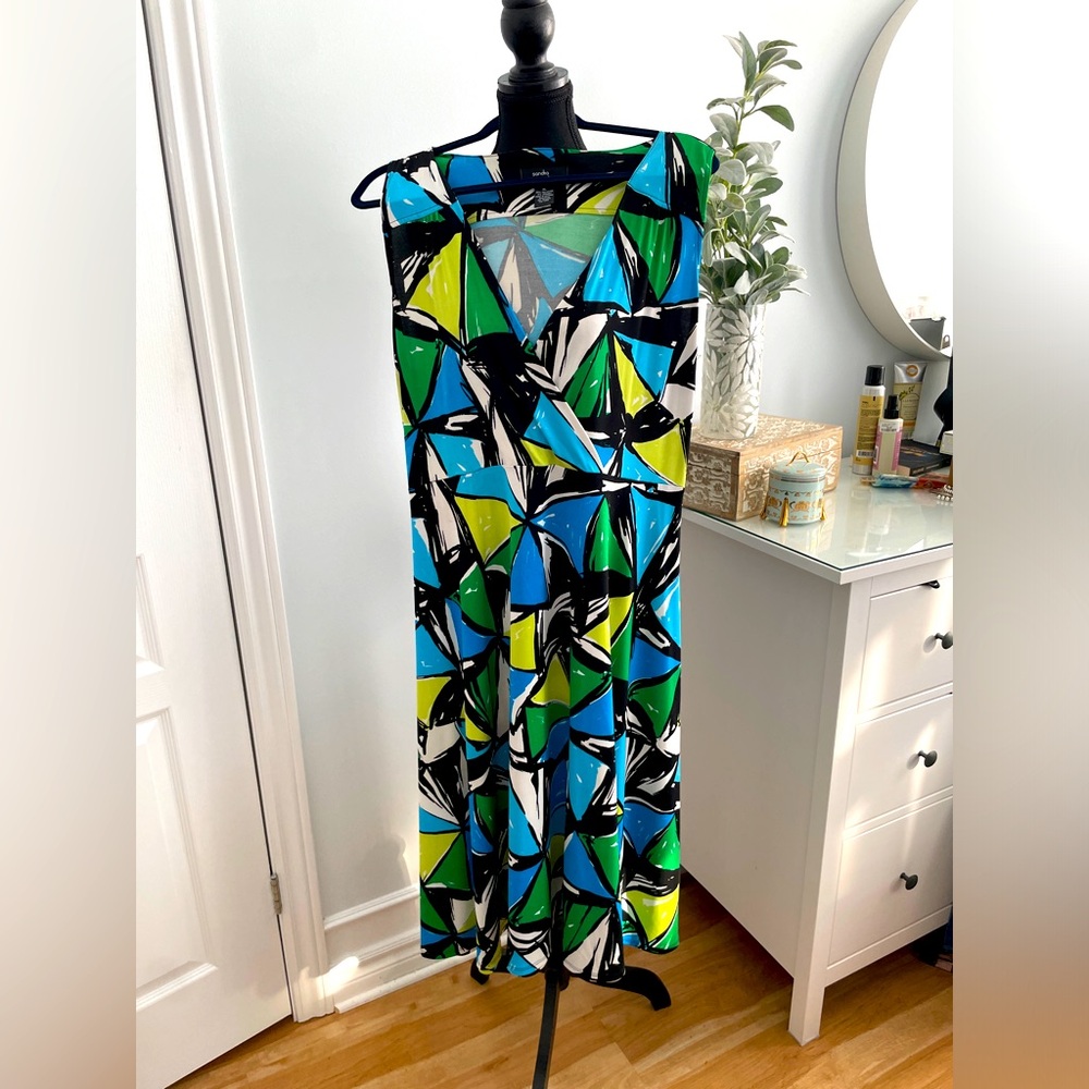 Sleeveless Midi Dress XL
